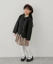 【KIDS】フラワー柄キルティングブルゾン/リンクコーデ/WEB限定サイズ:110cm