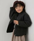 【KIDS】フラワー柄キルティングブルゾン/リンクコーデ/WEB限定サイズ:110cm