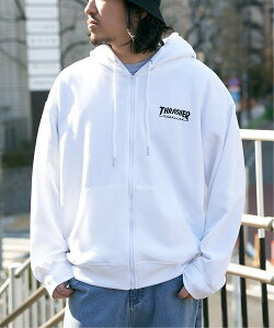 �ySALE�^10%OFF�zVENCE share style MENs THRASHER �X���b�V���[ �W�b�v�p�[�J�[ ���@���X �G�N�X�`�F���W �g�b�v�X �J�[�f�B�K�� �O���[ �u���b�N �z���C�g�y���������z