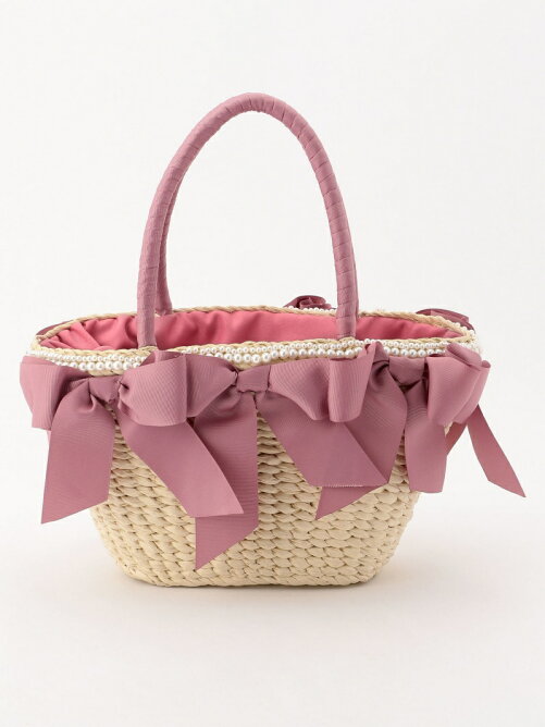 Misch Masch リボン パールかごバッグ Rakuten Fashion 楽天