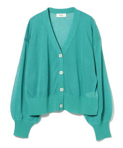 BEAMS HEART WOMEN �V�A�[ V�l�b�N �j�b�g�J�[�f�B�K�� �r�[���X �n�[�g �g�b�v�X �J�[�f�B�K�� �O���[�� �u���b�N �x�[�W�� �C�G���[�y���������z
