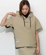 PING APPAREL 半袖フーディプルオーバー ＜GOLD＞ (LADIES) ピン アパレル トップス スウェット・トレー…