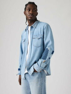 Levi's 501(R) DAY SPECIAL COLLECTION �����b�N�X�t�B�b�g �E�G�X�^���V���c ���[�o�C�X �g�b�v�X �V���c�E�u���E�X �l�C�r�[�y���������z