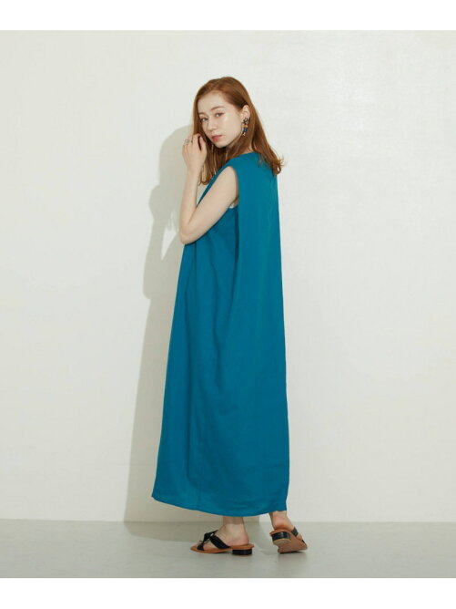 Fleur De Kalina 麻レーヨンフレンチワンピース Rakuten Fashion 楽天ファッション 旧楽天ブランド アベニュー Dk6485
