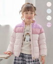 【SALE／30%OFF】any FAM KIDS 【洗濯機OK】中綿 ガーリー コート エニィファム ジャケット・アウター ダウンジャケット・ダウンベスト ピンク ベージュ グリーン