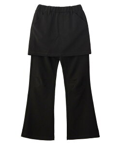 �ySALE�^50%OFF�zX-girl EASY MINI SKIRT AND PANTS LAYERED BOTTOM SET �G�b�N�X�K�[�� �p���c ���̑��̃p���c �u���b�N �O���[�y���������z