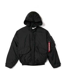 LIMITED × ALPHA INDUSTRIES MILITARY BLOUSON エヌ．ハリウッド ジャケット・アウター ブルゾン・ジャンパー ブラック【送料無料】