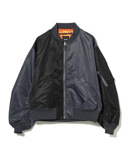 �ySALE�^30%OFF�zBEAMS �N���C�W�[ MA-1 �W���P�b�g�y���C�h�t�B�b�g�z �r�[���X ���� �W���P�b�g�E�A�E�^�[ �u���]���E�W�����p�[ �O���[�� �l�C�r�[ �u���b�N�y���������z