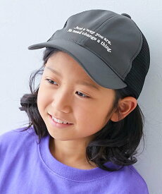devirock 洗える 親子で使える メッシュキャップ 子供服 キッズ 男の子 女の子 26SS デビロック 帽子 キャップ ピンク グレー ブルー ブラック ホワイト