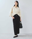 【WEB限定】スキッパーワイドスリーブシャツ/通勤対応