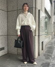 【WEB限定】スキッパーワイドスリーブシャツ/通勤対応