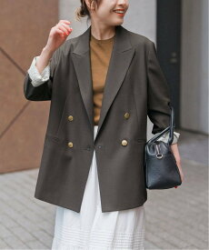 【SALE／30%OFF】Spick & Span 《WEB限定 / 追加》ウールブレンドダブルブレストジャケット スピックアンドスパン ジャケット・アウター テーラードジャケット・ブレザー ブラウン【送料無料】