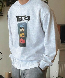 NOWLE NOWLE/(M)�yNOWLE�z1974 �N���V�b�N�J�[ �f�U�C�� �N���[�l�b�N�X�E�F�b�g �`�F���J �g�b�v�X �X�E�F�b�g�E�g���[�i�[ �O���[�y���������z