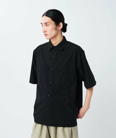 Snow Peak ComfortFlex S/S Shirt スノーピーク トップス シャツ・ブラウス ブラック【送料無料】