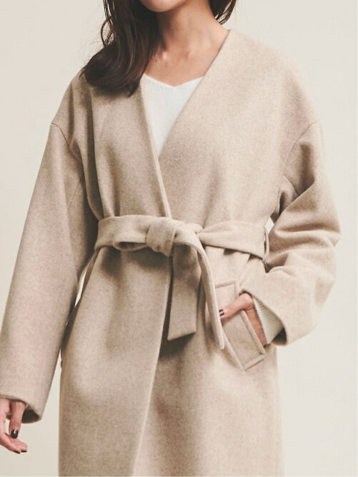 The Virgnia ラムメルトンノーカラーコート Rakuten Fashion 楽天ファッション 旧楽天ブランドアベニュー Bp94