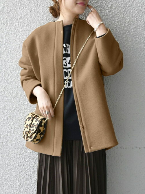 Ships Ships Any ノーカラー ミディ コート ベージュ Rakuten Fashion 楽天ファッション 旧楽天ブランドアベニュー By24