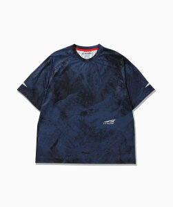 and wander Altra × and wander graphic SS T �A���h�����_�[ �g�b�v�X �J�b�g�\�[�ET�V���c �l�C�r�[ �x�[�W���y���������z
