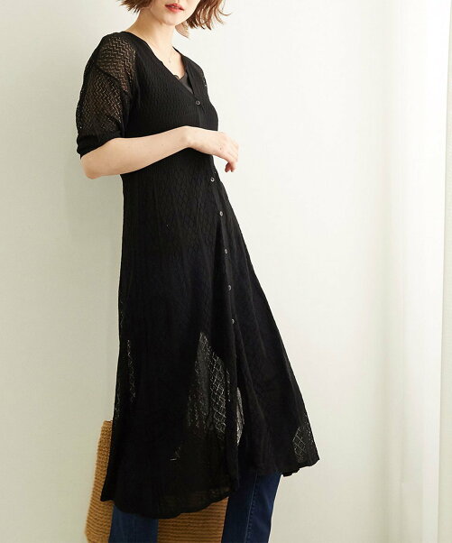 Rope Picnic 透かし柄編みニットワンピース Rakuten Fashion 楽天ファッション 旧楽天ブランドアベニュー Ar04
