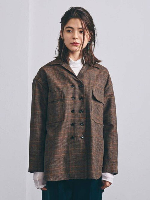 United Arrows Ltd Outlet Aewen Matoph イウエン マトフ チェック ダブルボタン シャツ Rakuten Fashion 楽天ファッション 旧楽天ブランドアベニュー Bw64