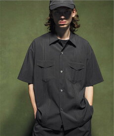 【SALE／30%OFF】monkey time BEAUTY&YOUTH UNITED ARROWS ＜monkey time＞ DRY TRO CUBA SHIRT/シャツ ユナイテッドアローズ アウトレット トップス シャツ・ブラウス グレー ブラック【送料無料】