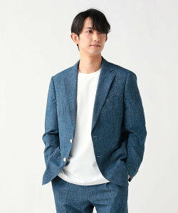 BEAMS HEART MEN �f�j���v�����g �V�A�T�b�J�[ 2�{�^�� �W���P�b�g(�Z�b�g�A�b�v�Ή�) �r�[���X �n�[�g �W���P�b�g�E�A�E�^�[ �e�[���[�h�W���P�b�g�E�u���U�[ �l�C�r�[ �u���[�y���������z