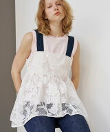 【SALE／25%OFF】Firsthand フラワーモチーフ バテンレース イレヘム キャミソール トップス 【限定展開…