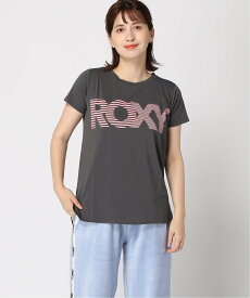 【SALE／50%OFF】ROXY (W)AGAIN & AGAIN ロキシー トップス カットソー・Tシャツ グレー ブルー ホワイト