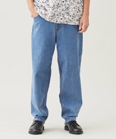 【SALE／30%OFF】UNFILO MENS 【OCEANS YouTube 掲載】【UNFILO DENIM】 ワイドテーパード アンフィーロ パンツ ジーンズ・デニムパンツ ブルー ブラック【送料無料】