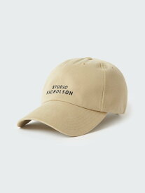 STUDIO NICHOLSON LOGO CAP スタジオニコルソン 帽子 キャップ グレー ネイビー【送料無料】