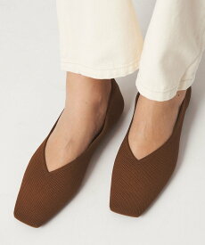 【SALE／40%OFF】UNITED ARROWS green label relaxing ウェルネス ニット スクエアVカット シューズ 撥水 ウォッシャブル ユナイテッドアローズ グリーンレーベルリラクシング シューズ・靴 パンプス ブラウン グリーン ブラック シルバー【送料無料】