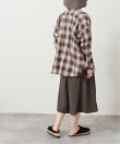 リネンヘリンボン ハーフパンツ
