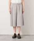 リネンヘリンボン ハーフパンツ