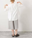 リネンヘリンボン ハーフパンツ