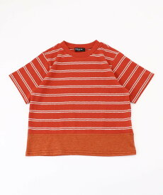 【SALE／60%OFF】COMME CA ISM ボーダー Tシャツ コムサイズム トップス カットソー・Tシャツ ブラウン ホワイト ネイビー レッド