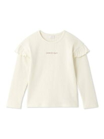 【SALE／40%OFF】JAMIE KAY リブフリルトップス/オーガニックコットン ジェイミーケイ マタニティウェア・ベビー用品 ベビー肌着・新生児服 ピンク ホワイト グレー