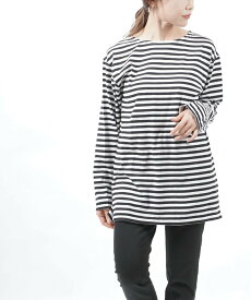 THE SHINZONE ザ シンゾーン マリンボーダーT MARINE BORDER TEE ブルーコムブルー トップス カットソー・Tシャツ【送料無料】