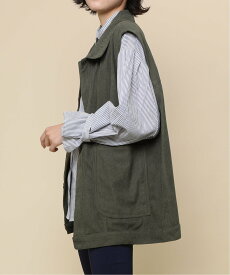 【SALE／30%OFF】HOOK HOOK/(U)【HOOK】アメカジデニムノースリーブジャケットベスト アイモハ トップス ベスト・ジレ ホワイト ブラック カーキグリーン ネイビー ベージュ ブルー