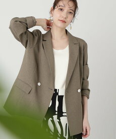 N. Natural Beauty Basic マットウースストレッチコンパクトジャケット《S Size Line》 エヌ ナチュラルビューティーベーシック* ジャケット・アウター テーラードジャケット・ブレザー ベージュ ネイビー【送料無料】