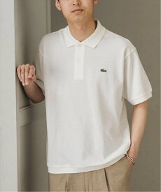 EDIFICE 【LACOSTE / ラコステ】別注 EDIFICE 30th anniversary L.12.12 ポロシャツ エディフィス トップス ポロシャツ ホワイト ネイビー ブルー レッド【送料無料】