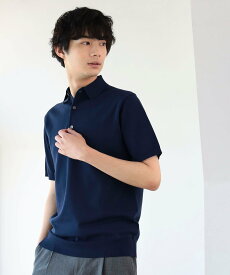 B:MING by BEAMS 【イージーケア】B:MING by BEAMS / ウォッシャブル ニット ショートスリーブ ポロシャツ 24SS オフィスカジュアル 父の日 ビーミング ライフストア バイ ビームス トップス ポロシャツ ブラック ブラウン ネイビー【送料無料】