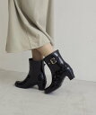 Pitti 【WEB限定】バックルベルトレインショートブーツ モード・エ・ジャコモ×イング シューズ・靴 レインシューズ・…