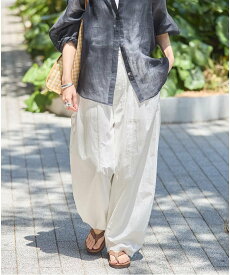【SALE／30%OFF】JOURNAL STANDARD 【UVカット】タイプライターコクーン パンツ ジャーナル スタンダード パンツ その他のパンツ ブラック レッド ホワイト ピンク【送料無料】