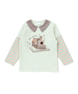 �ySALE�^50%OFF�zfillot de bebe reduction �y�������z�{�[�_�[���؂�ւ��D�ԃv�����g����T�V���c(70~90cm) �x�x �I�����C�� �X�g�A �}�^�j�e�B�E�F�A�E�x�r�[�p�i �x�r�[�g�b�v�X �u���[ �O���[��