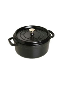 212 KITCHEN STORE STAUB (ストウブ) ココットラウンド 20cm ブラック トゥーワントゥーキッチンストア 食器・調理器具・キッチン用品 その他の食器・調理器具・キッチン用品 ブラック【送料無料】