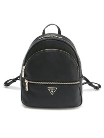 GUESS GUESS リュックサック (W)MANHATTAN Large Backpack ゲス バッグ リュック・バックパック ブラック ホワイト【送料無料】