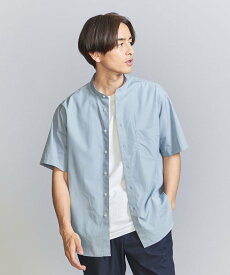 【SALE／40%OFF】BEAUTY&YOUTH UNITED ARROWS 100/2 ブロード バンドカラー リラックスレギュラー シャツ ユナイテッドアローズ アウトレット トップス シャツ・ブラウス ブルー ホワイト ベージュ【送料無料】