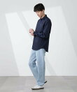 「ICE FLOW LINEN」カッタウェイシャツ 長袖