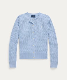 POLO RALPH LAUREN (ガールズ 7才~16才)ミニケーブル コットン カーディガン ラルフローレン トップス カーディガン【送料無料】