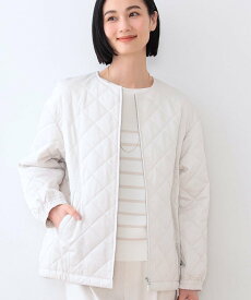 【SALE／68%OFF】INDIVI キルティングコート インディヴィ ジャケット・アウター その他のジャケット・アウター ブラック ホワイト グレー【送料無料】
