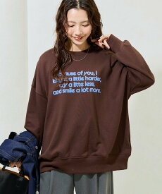 【SALE／10%OFF】FREAK'S STORE フロッキー ロゴ プリント 裏毛 スウェット【限定展開】 25AW フリークスストア トップス スウェット・トレーナー グレー ブラック ブルー ベージュ【送料無料】